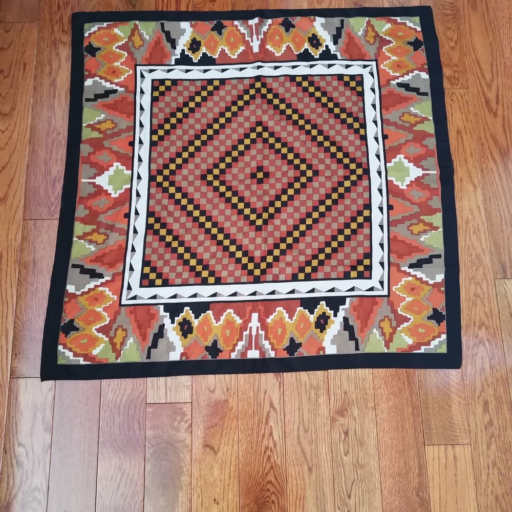 Multicolor Patterned Scarves Set - Picture 4 of 7